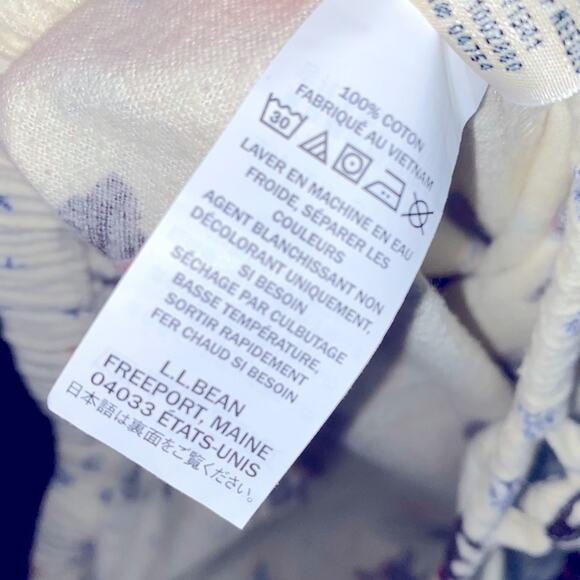 LL Bean Retriever Dog Print Flannel Pajama Pant Lounge Pant MED EUC - Picture 14 of 14